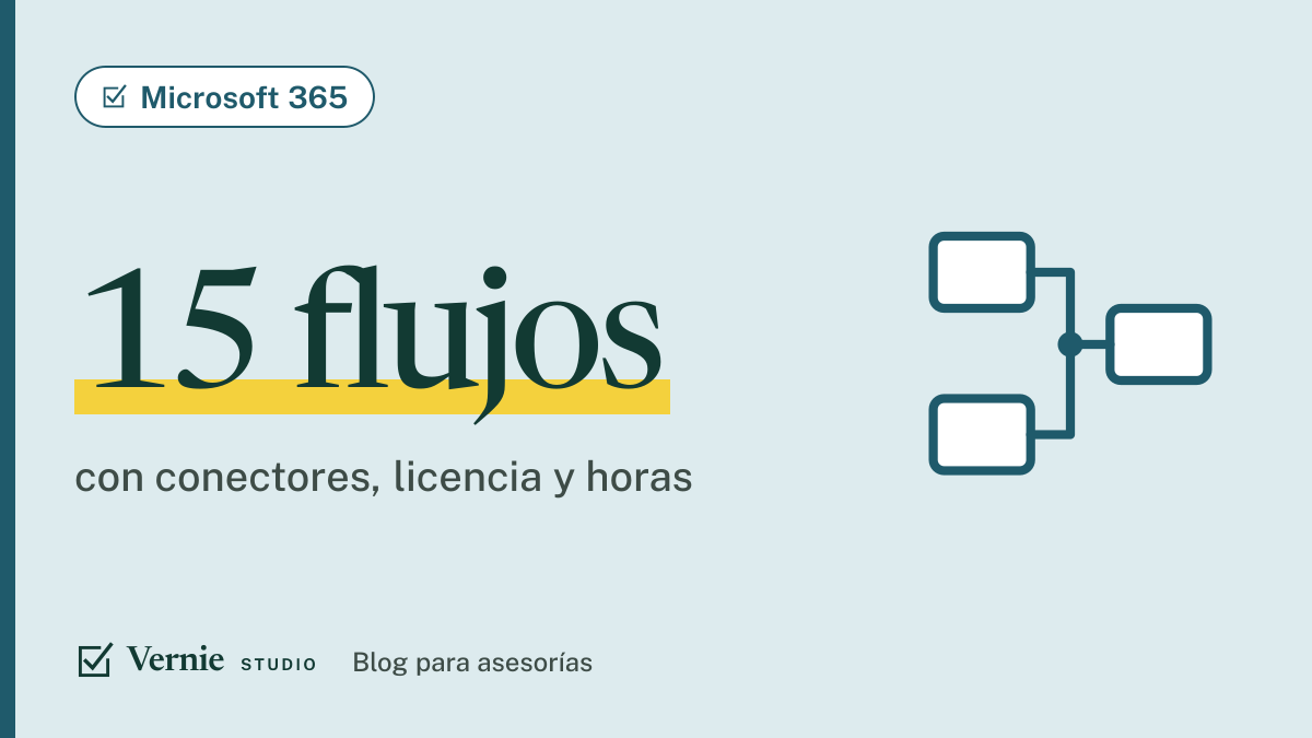 Portada del artículo: Quince automatizaciones reales para un despacho, con su disparador, sus conectores y su licencia