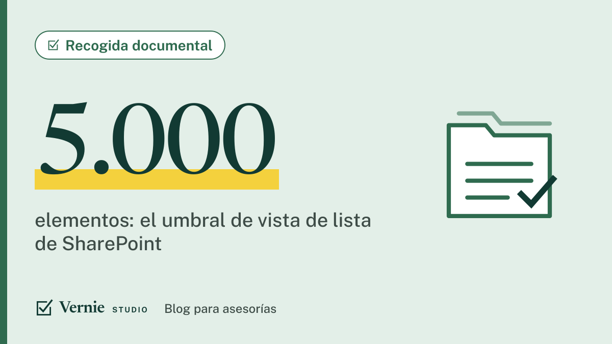 Portada del artículo: SharePoint para asesorías: cómo estructurar sitios, bibliotecas y carpetas por cliente y ejercicio