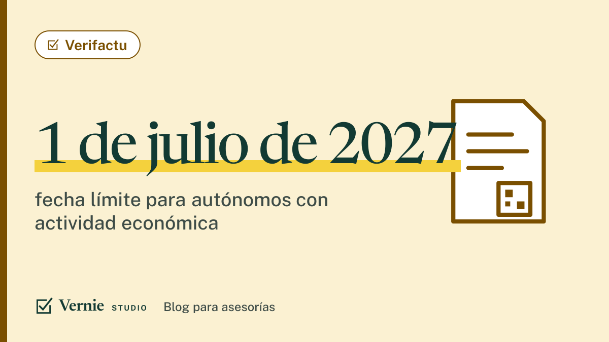 Portada del artículo: Verifactu para autónomos: si le afecta, cuándo le toca y qué hacer paso a paso
