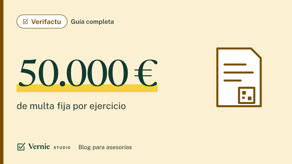 Portada del artículo: Checklist Verifactu para el despacho: qué tiene que hacer usted, por sus clientes, antes de 2027